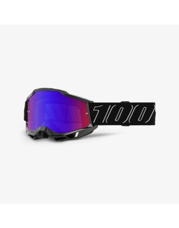 Очки 100% Accuri 2 Blackline, mirror red blue lens