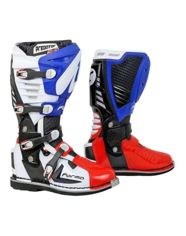 Forma Кроссовые мотоботы Predator 2.0 White Red Blue