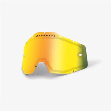 Линза 100% RC2 AC2 ST2 Replacement Lens Vented Dual Pane Mirror Gold - миниатюра 1