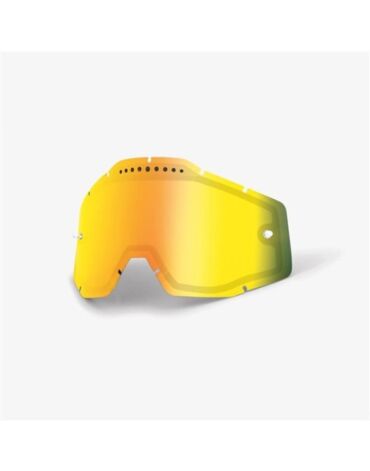 Линза 100% RC2 AC2 ST2 Replacement Lens Vented Dual Pane Mirror Gold