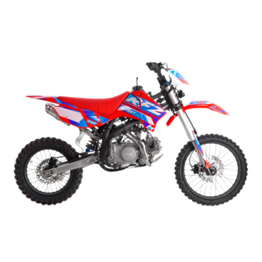 Питбайк Apollo RFZ START 125LE 17х14 Красный (фара, электростартер) - миниатюра 4