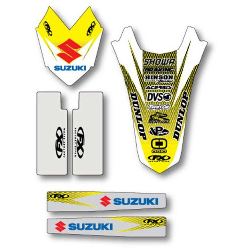 Набор наклеек Trim Kit FX Suzuki RMZ250 2010 16 - фото 1