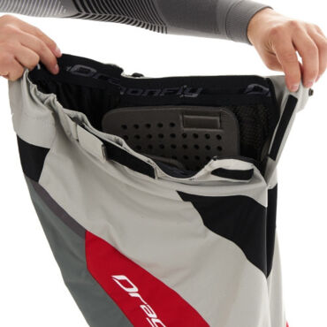 Dragonfly Брюки Эндуро Freeride Grey Red 2022 (Короткие) - миниатюра 5