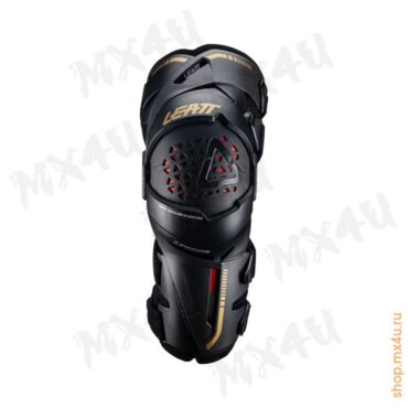Шарнирные наколенники Leatt Z Frame V22 - черный\золотой - миниатюра 2