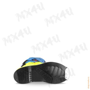 Детские мотоботы GXJ черно синие флуоресцентные желтые - миниатюра 7