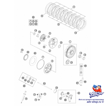 KTM шланг сцепления SX / EXC 06 16 ( 54832063000 ) - миниатюра 2
