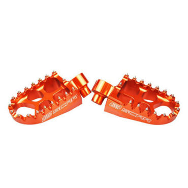 Подножки Scar Evo с пружиной Scar под мотоциклы KTM SX, SX F, EXC(EXCEPT 85 105) 98 15, HQV TC, FC 14 15 Оранжевый - миниатюра 1