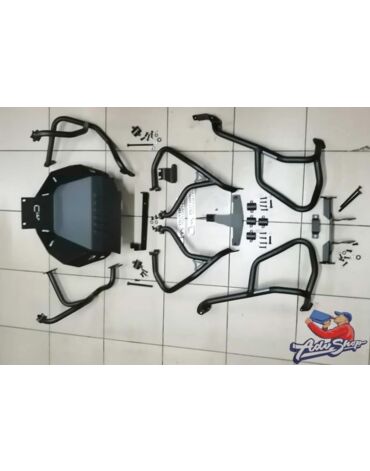 Outback Motortek Crash Guards Combo MAX (Black) дуги защитные CRF1000 18+ ( DCT )