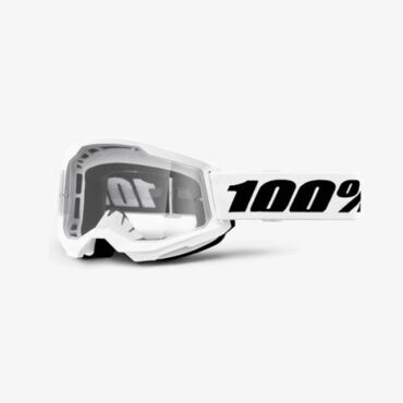 Очки 100% Strata 2 White / Clear Lens - миниатюра 1