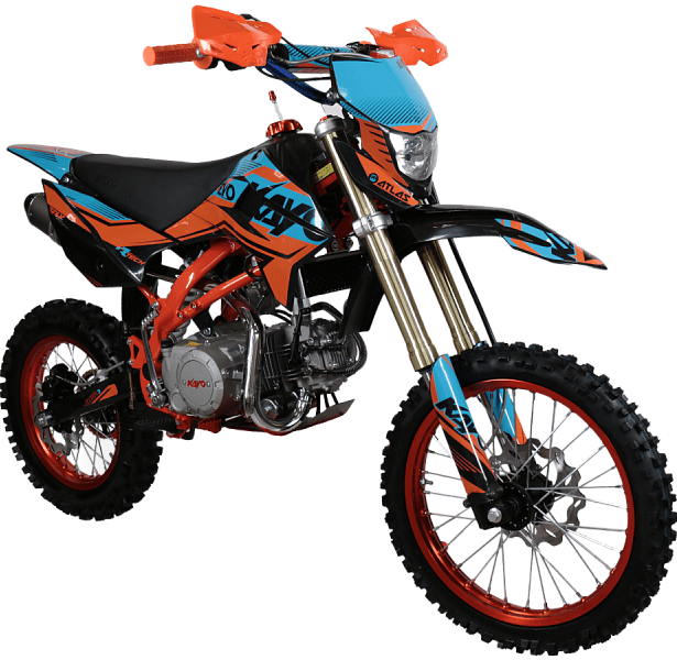 Питбайк KAYO EVOLUTION YX140EM 17 14 KRZ (механ. сцепл., эл. стартер 2022 г.) - фото 4