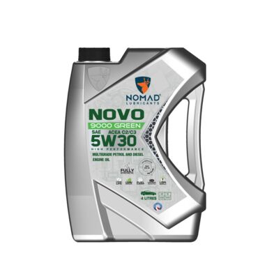 Масло моторное NOMAD Novo 9000 GREEN 5W 30 (4 л.) ACEA C2 C3 - миниатюра 1