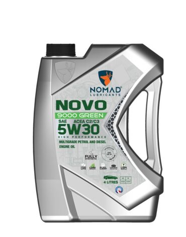 Масло моторное NOMAD Novo 9000 GREEN 5W 30 (4 л.) ACEA C2 C3