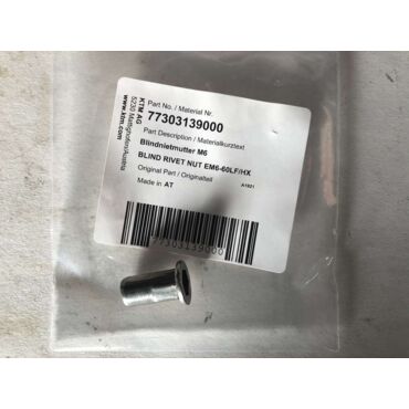 Закладная гайка подрамника (EM6 60LF HX) KTM / Husqvarna / GasGas - миниатюра 1