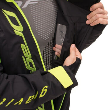 Dragonfly Комбинезон Gravity Premium Man Black - Yellow Green 2023 - миниатюра 10