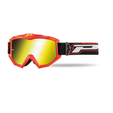 Очки Progrip 3204 FL Red Fluo Matt Multilayer Mirror Green Lens (желтая зеркальная линза 3247) - миниатюра 2