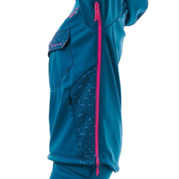 Dragonfly Куртка анорак сноубордическая DF Uktus Woman Dark Ocean - Pink - миниатюра 14