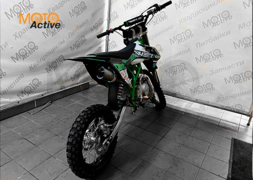 Питбайк WELS TX125 17 14 Зеленый - фото 6
