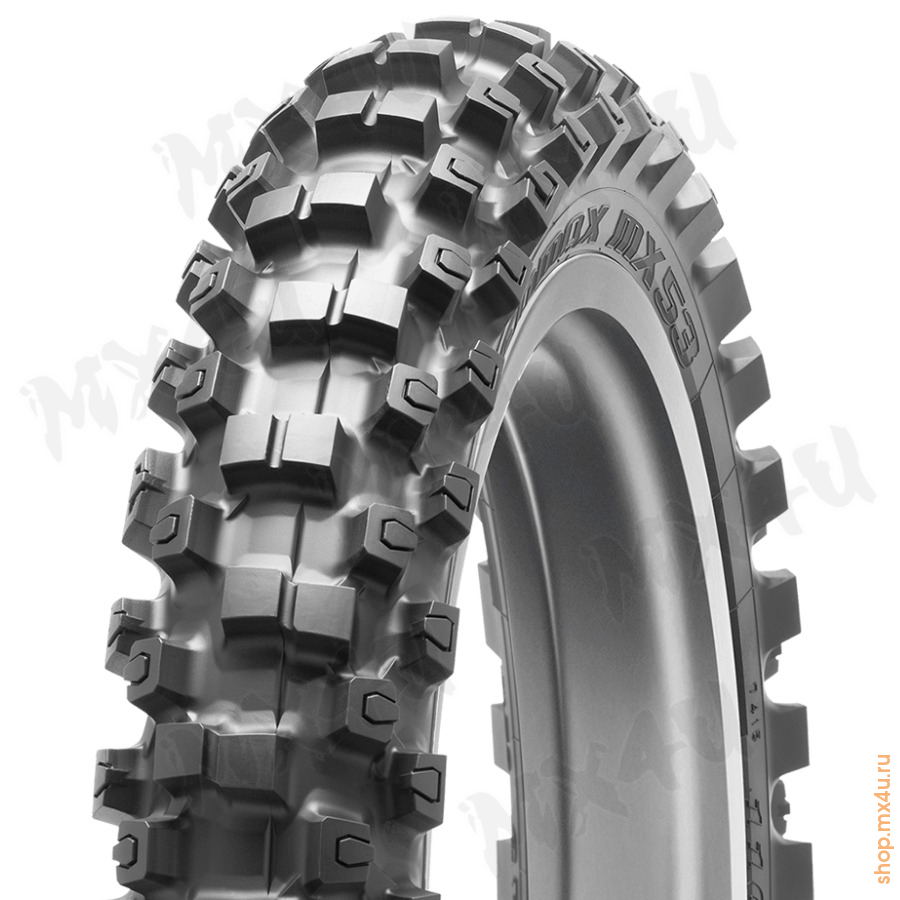 Dunlop Geomax MX53 задняяя кроссовая покрышка 80 100 -12 - фото 2