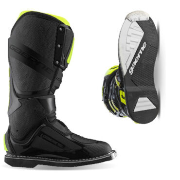Мотоботы GAERNE SG 12, Black Yellow Fluo - миниатюра 4