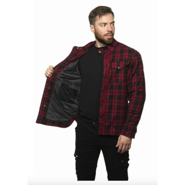 Моторубашка MadBull StreetRider Dyneema V2 красная - миниатюра 5