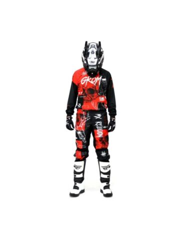 Grom Штаны кроссовые подростковые MX Religion red