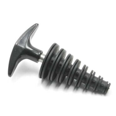 Пробка (затычка) выхлопной трубы DRC Silencer Plug S (15 30мм), Черная - миниатюра 1