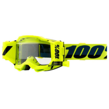 100% Очки Accuri 2 Forecast Goggle Fluo Yellow Clear Lens - миниатюра 1