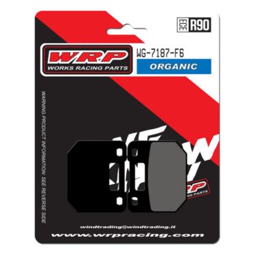 Тормозные колодки WRP WG 7187 F6 (LMP187 ST) четырех поршневой суппорт Stage6 / RPM B4 - миниатюра 1