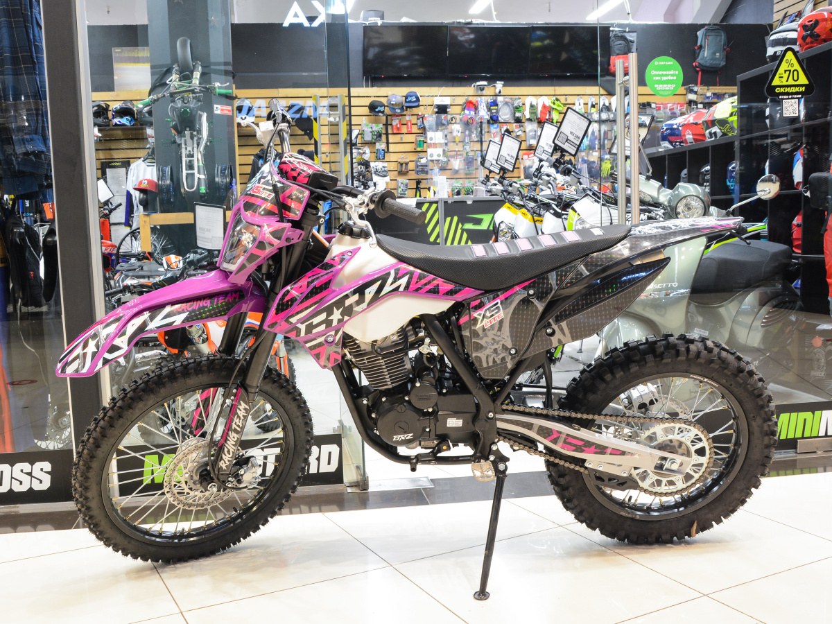 Мотоцикл BRZ X5 LITE 165FMM 250cc PURPLE BLACK 21 18