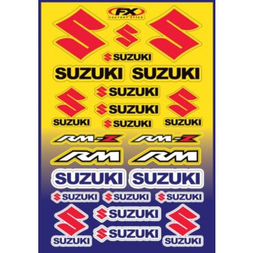 Набор наклеек FX Suzuki Moto - миниатюра 1