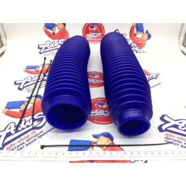 ADVS Гофры вилки универсальные 350x41x58, XRV750 XL600 XL650 XL400 XR250 ( синий ) комплект - миниатюра 1