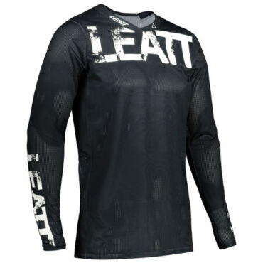 Джерси Leatt 4.5 X Flow Black - миниатюра 1