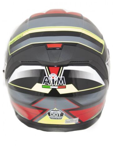 AiM Шлем JK526 Red Grey Black