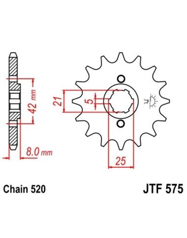 Звезда ведущая JTF575.16