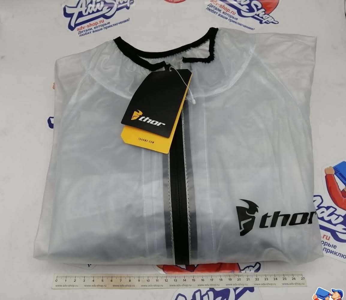 THOR Куртка Дождевик S15 Clear 2XL прозрачная - фото 3