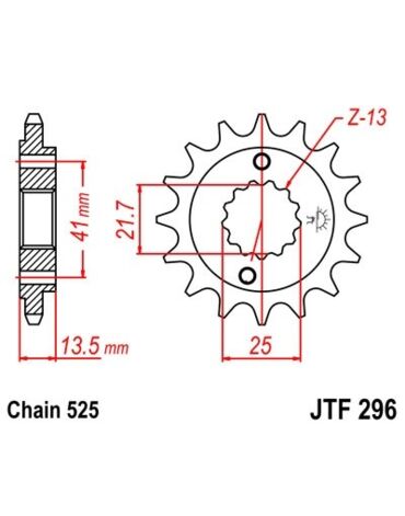 Звезда ведущая JTF296.16