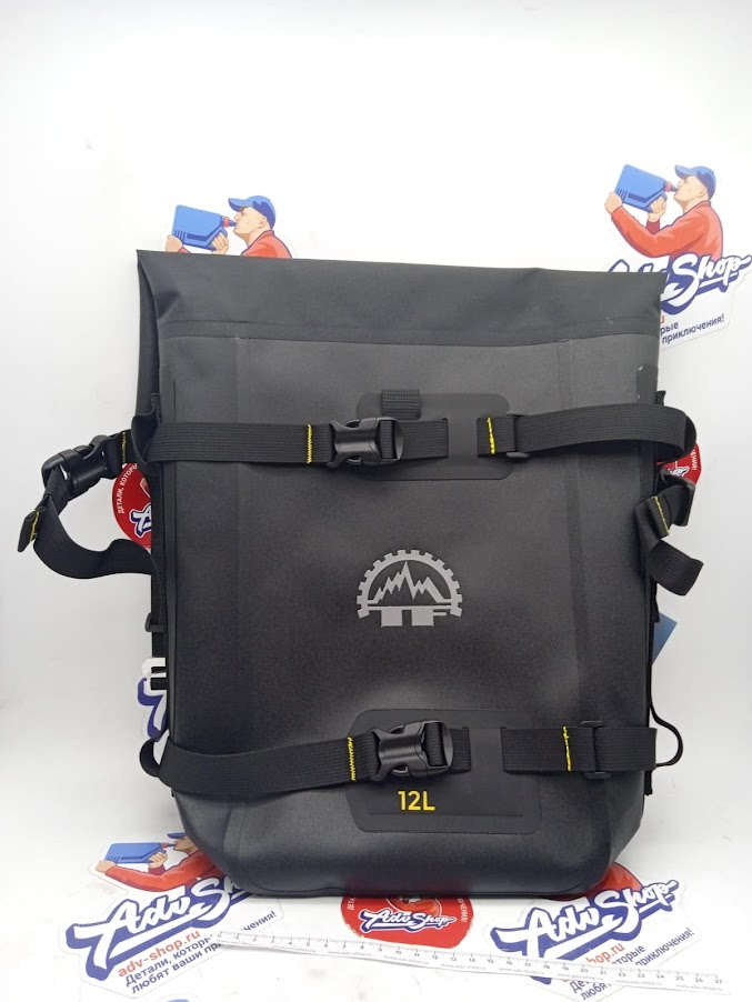 Tripfella Extreme Waterproof Saddle Bags (Black) дополнительная сумка 12L ( черный )  //  TFD 531 BLK - фото 2