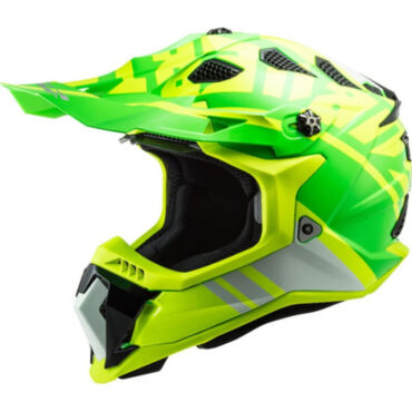 LS2 Мотошлем MX700 Subverter Gammax Yellow Green - миниатюра 4