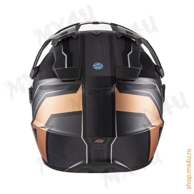 Кроссовый шлем ADV 7.5 Black Bronze V26 - фото 3