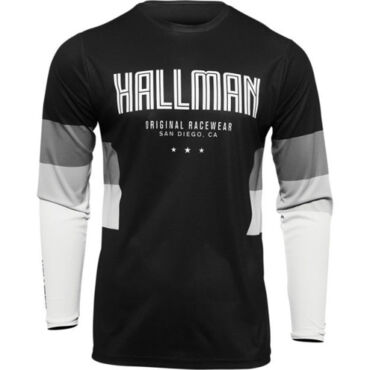 Джерси для мотокросса Thor Hallman Differ Draft L, черно - белый - миниатюра 1