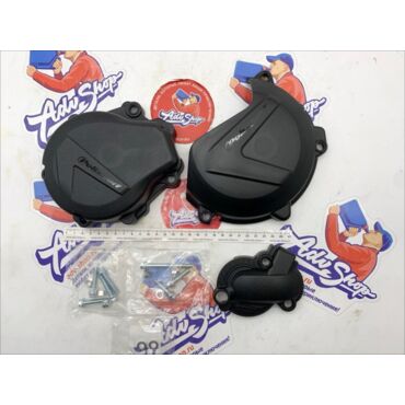 Polisport Kit Clutch+Ignition Black Комплект защита крышки сцепления + зажигания KTM 450 500 EXCF XCFW  17 23 // HQV  450 501 FE  17 23  // 90991 - миниатюра 2
