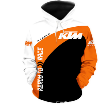 Толстовка KTM M бело оранжево черная - миниатюра 1
