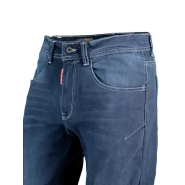 Мотоджинсы EF56 PYTHON EVO CORDURA DENIM тёмно синие - миниатюра 2
