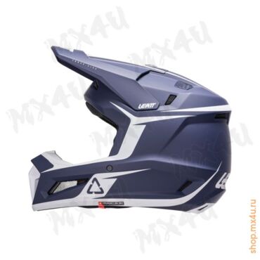 Шлем 3.5 V26 Thermoplastic + 3.5 очки Vizion - Синий - миниатюра 4