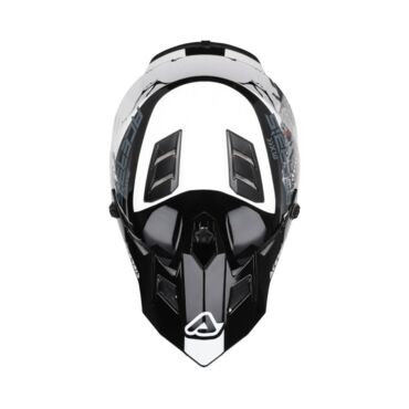 Acerbis Шлем детский Profile Junior White Black - миниатюра 8