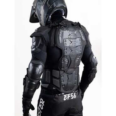 Моточерепаха STARKS Body Armor Solid Chest Чёрный - миниатюра 7