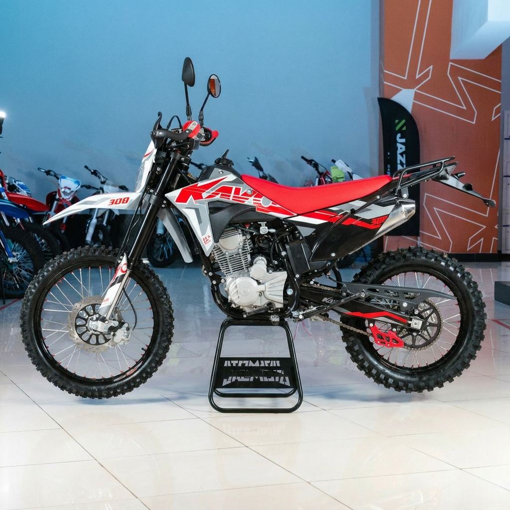 Мотоцикл кроссовый KAYO T1 L 300 ENDURO (4T CB300F 21 18 2026) ПТС