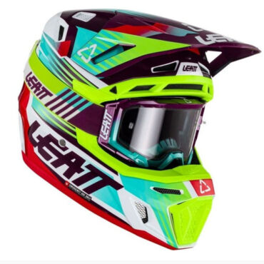 Leatt Мотошлем Moto 8.5 Helmet Kit Neon (2023) - миниатюра 3
