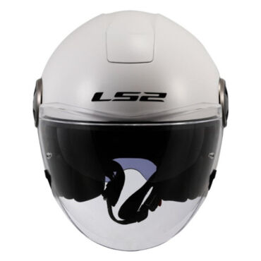 LS2 Мотошлем OF620 Classy Solid белый - миниатюра 2