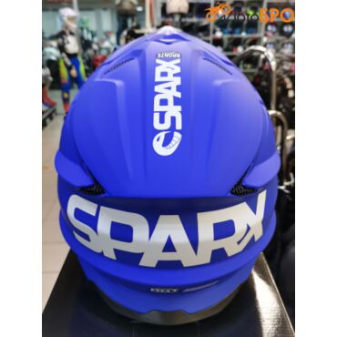 Шлем кроссовый Sparx Fenix (JK 6803), синий матовый - миниатюра 4